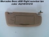 Mercedes Benz s550 cl550  - Sunvisor - Sun visor TAN COLOR - 2218101210
